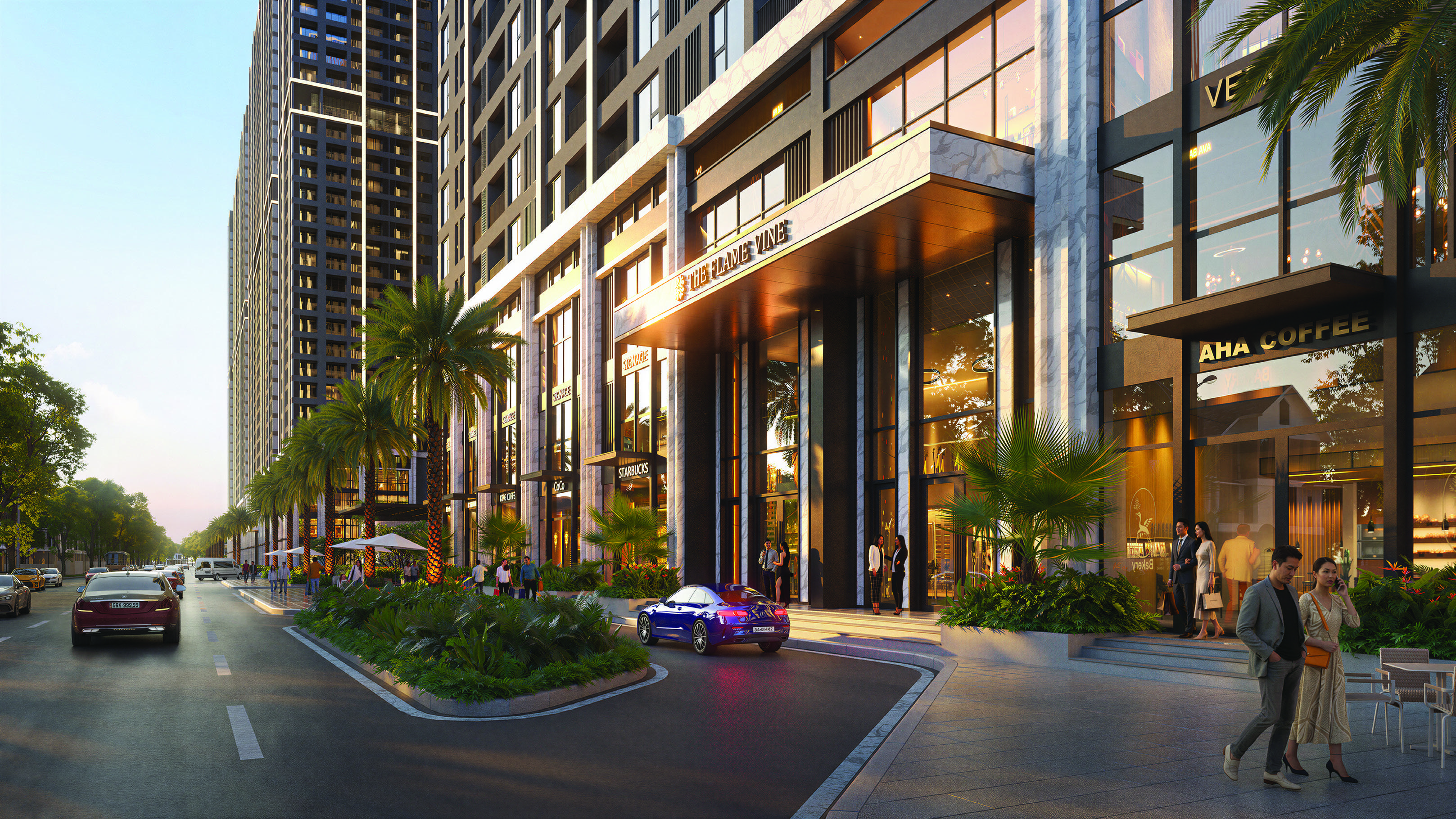 Tầng đế thương mại The Flame Vine